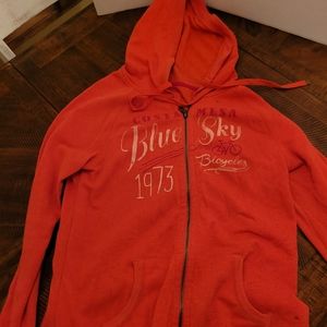 Bicycle zip front hoodie